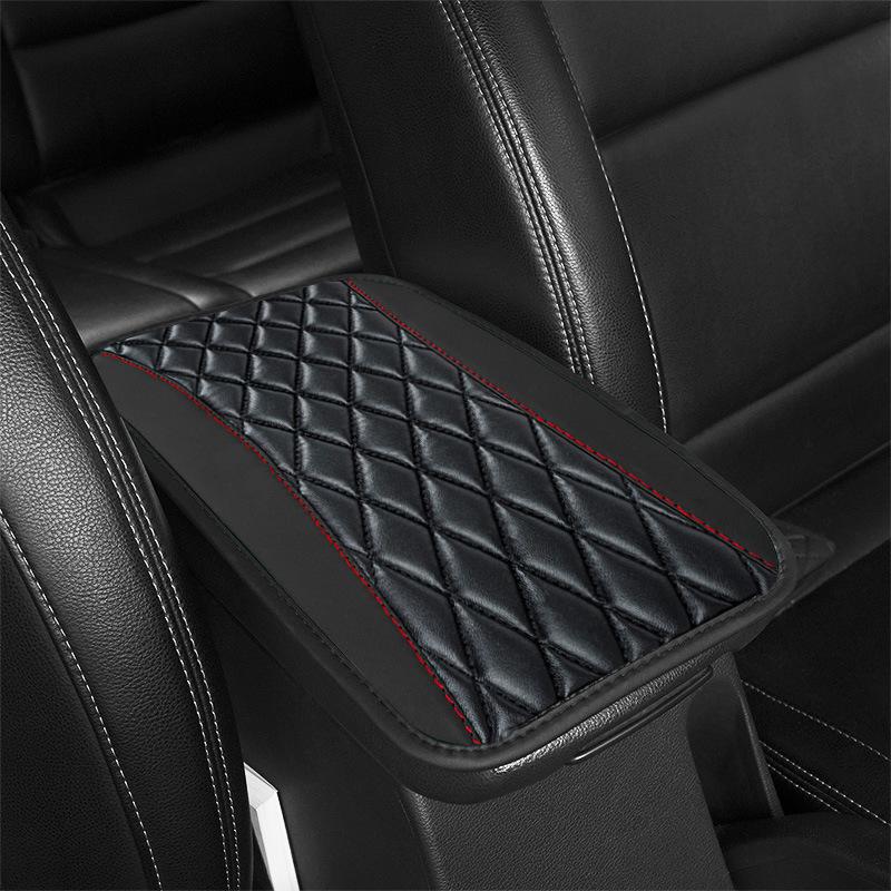 Universal Car Armrest Cover with Storage Bag – SUV/Sedan Console Protector