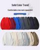 Unisex Urban Style Cotton Fleece Crewneck Sweatshirt - Thick, Solid Color, Trendy and In Stock