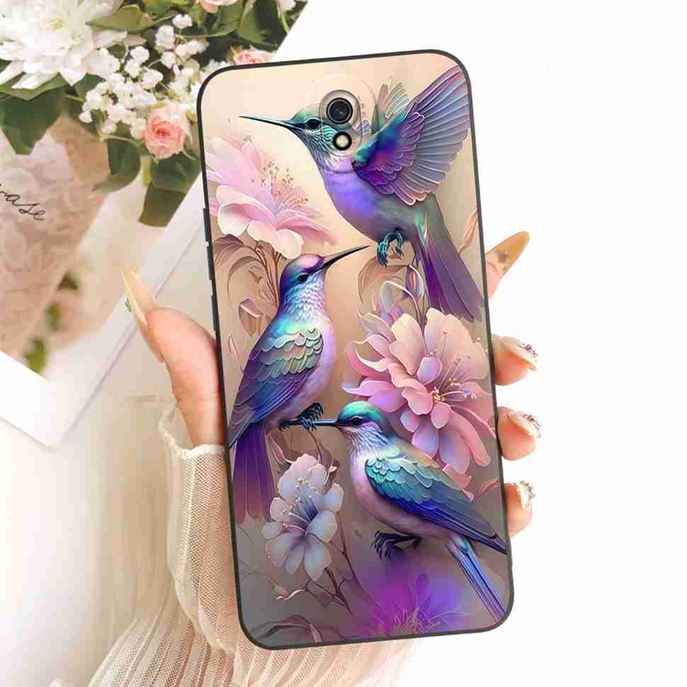 For Xiaomi Redmi 8A Case 6.22" Animal Pattern Cover Soft Silicone Phone Case For Xiaomi Redmi8A Redmi 8A Bumper Coque