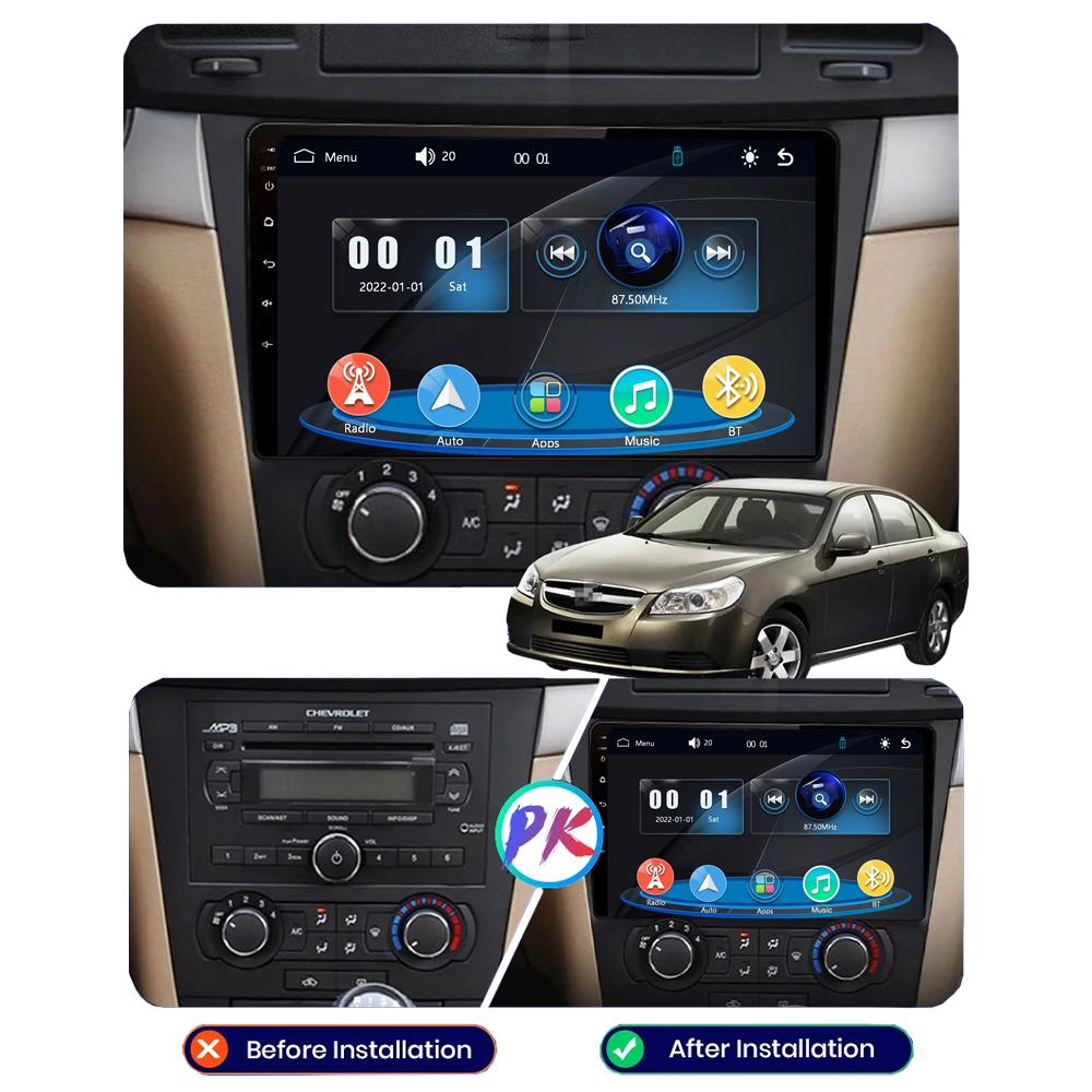 Car Radio Multimedia MP5 Player Head Unit Stereo BT For Chevrolet Epica 1 2006 - 2012