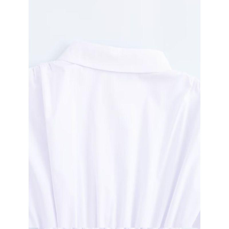 Kaslead New Arrival Women's Clothing Fashion Style Fashion Casual Simple Waist Fitted T-shirt Shory Style Dress