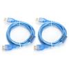 2Pcs Extension USB 2.0 Cable Male To Female Extender Data Adapter Cord 1.5Meters