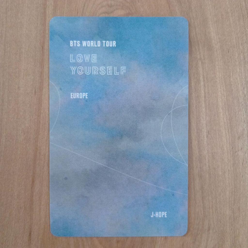 [USED] BTS Love Yourself EUROPE DVD Trading Card J-HOPE