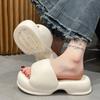 Fashion Summer Women Thick Sole Slippers Outdoor Casual Eva Platform Slippers Bathroom Anti-Slip Soft Sandals Fashion Ladies Cloud Shoes