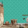 Geometric Sea Rhombus Wallpaper for Living Room and Bedroom 50x1000