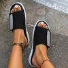 Sandales plates pour femmes, été, nouveau style, simples, couleur unie, antidérapantes, loisirs de plein air, décontractées, confortables, pour la plage