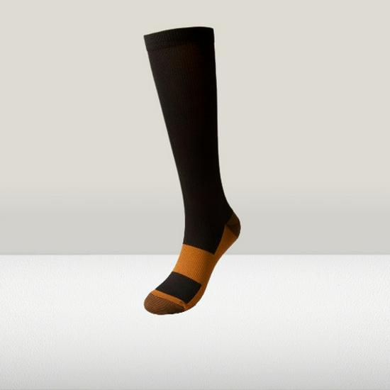 New Japanese-Style Copper Fiber Slimming Calf Compression Sports Socks