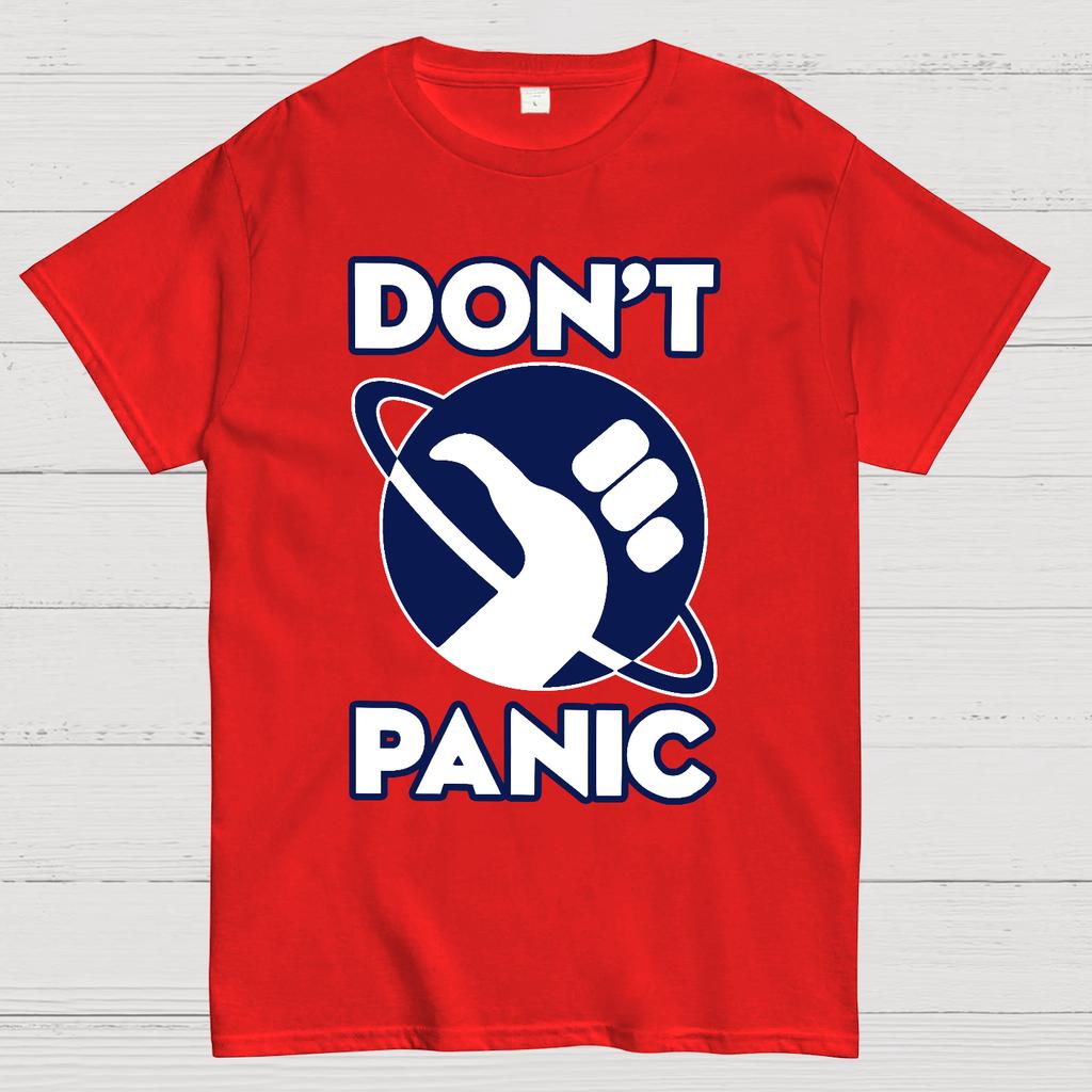 Don't Panic Cotton Summer Casual Cool Loose T-Shirt