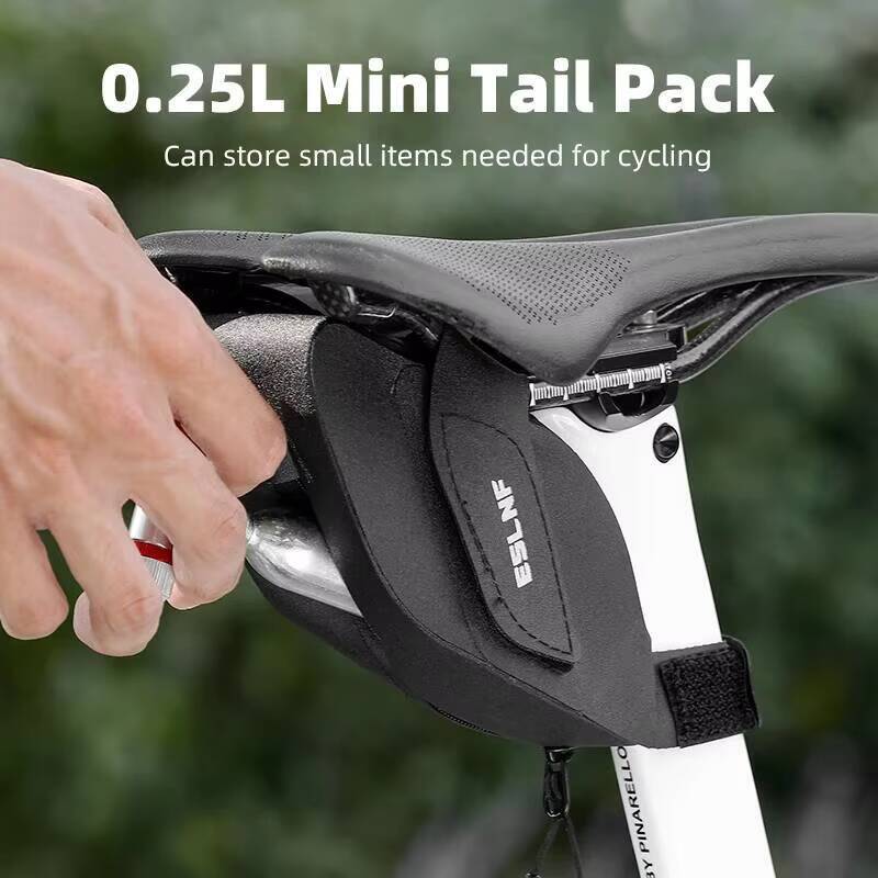 ESLNF Waterproof Large-Capacity Saddle Tail Bag - Portable MTB Road Bike Bag, Durable Outdoor Cycling Gear Storage Pouch