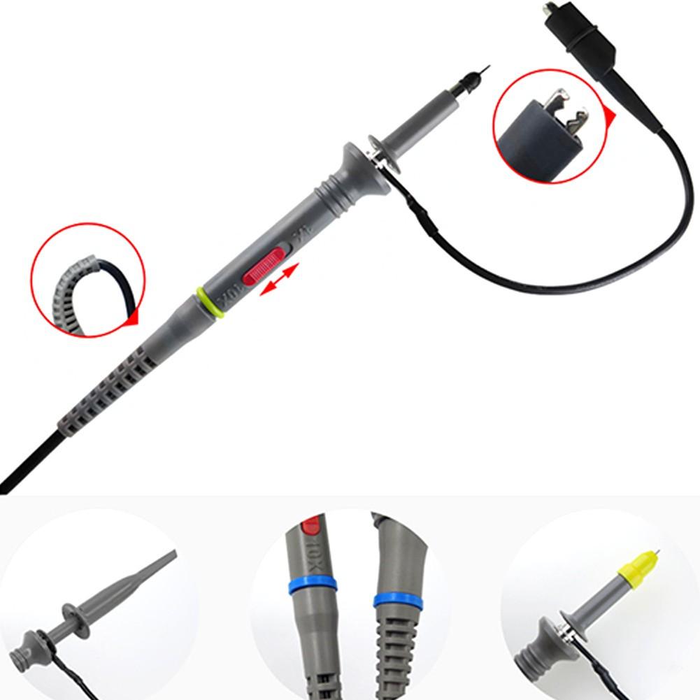 2 pieces of P6100 100MHZ oscilloscope For Alligator clip probe 10 to 1 test