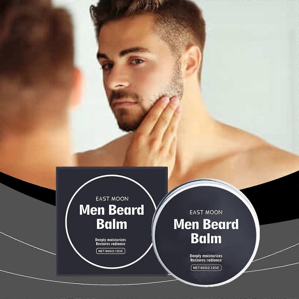 East Moon Men's Beard Care Cream Is Soft, Shaping, Nourishing, Moisturizing, Gentle, Skin-Friendly, Refreshing And Non-Sticky