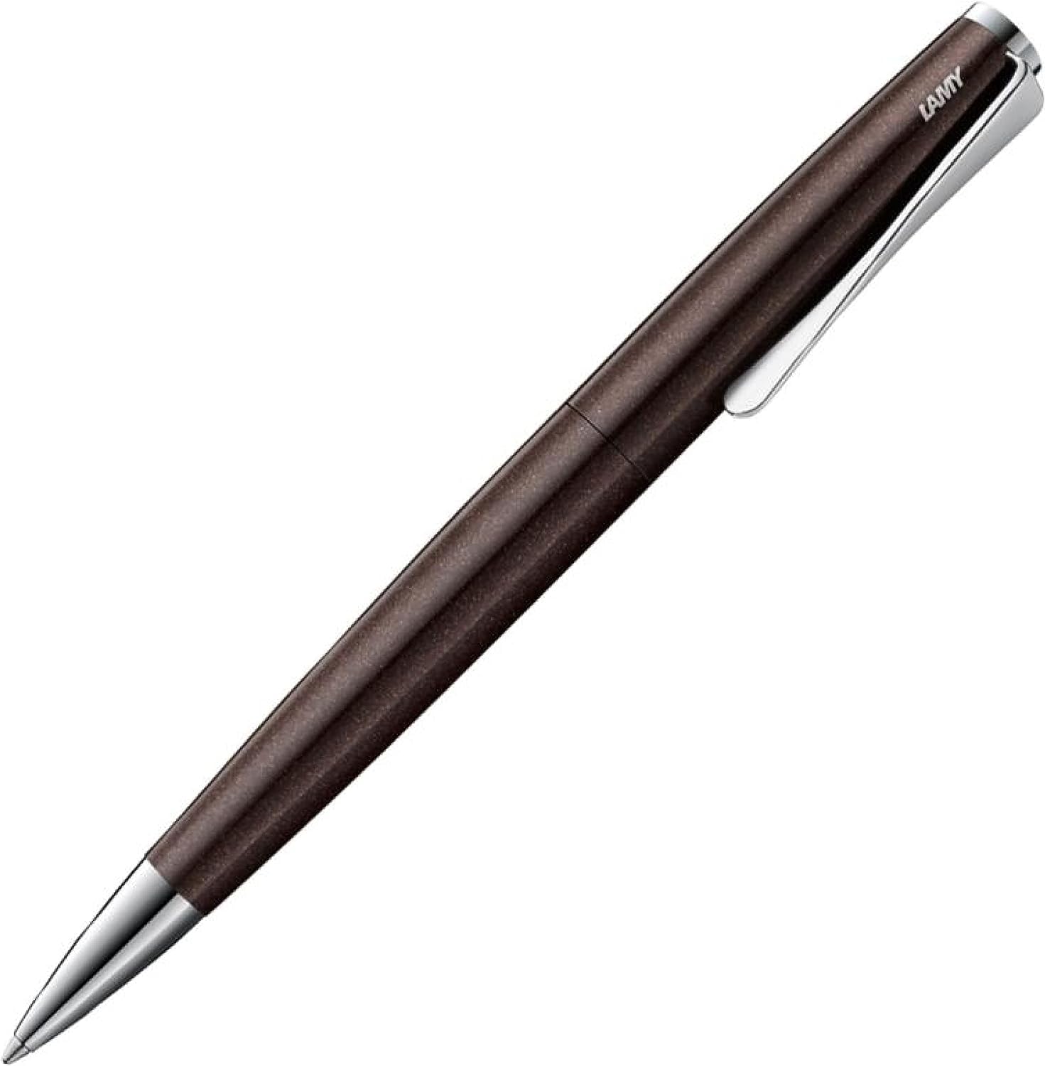 

Шариковая ручка Lamy Studio 269 Неподвластная времени шариковая ручка Темная нержавеющая сталь со средним швом 1 штука - Ручка, Коричневая, Устойчивый к ржавчине клип в форме пропеллера,