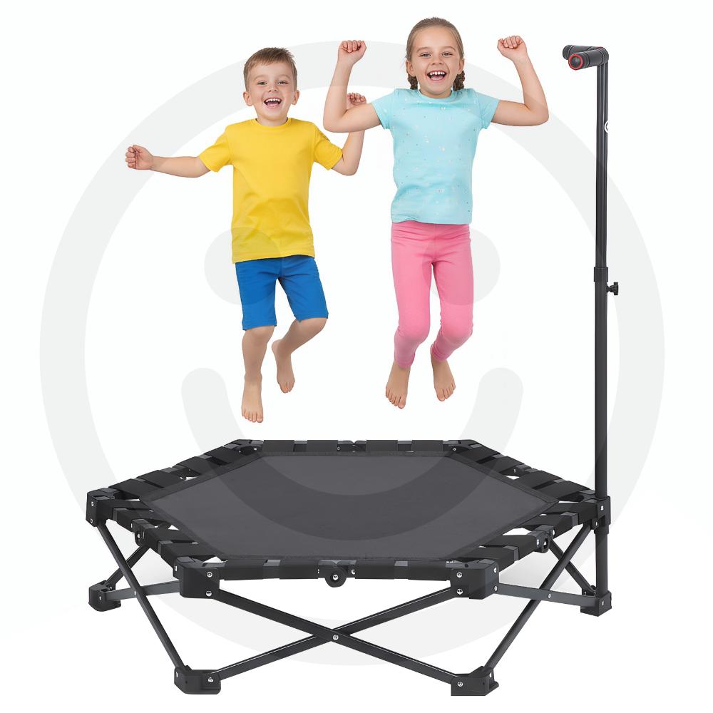 

42 Indoor Trampoline 450lbs Max Load Rebounder Exercise Trampoline with Adjustable T-Bar Handle for Adults Kid Home Garden Gym United States