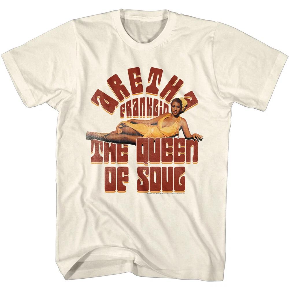 Aretha Franklin Lounging Men s T Shirt The Queen Of Soul Music Merch 2XL