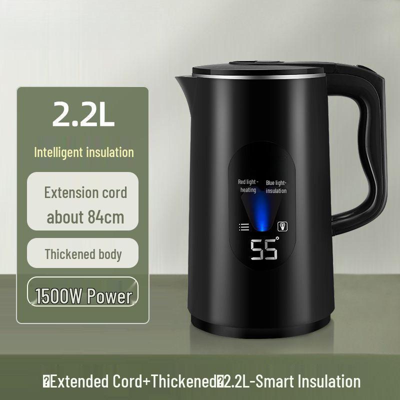 

German Electric Kettle: Large Capacity, Durable Thermos, Automatic Power-Off, Constant Temperature Function