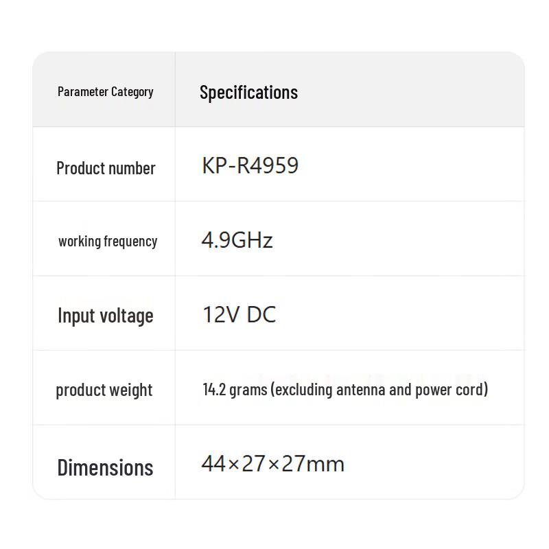 Hongshu FPV Drone Video Transmission Receiver