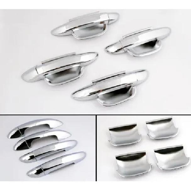 Chrome Door Handle Cover + Cup Bowl Cover Trim For VW PASSAT B6 Sedan & Variant 2006-2010 / Passat CC 2009-2011