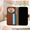 Crossbody Wrist Strap Zipper Wallet Card Slots Holder Phone Case for IPhone 16 15 Plus 14  13 12 11 Pro Max Mirror Leather Cover