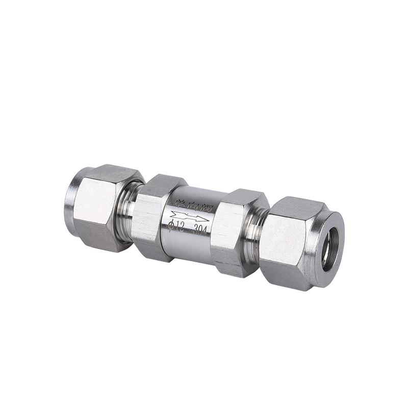 Fit 3/6/8/10/12/18mm 1/8" 1/4" 3/8" 1/2" OD Tube Stainless Steel 304 Ferrule One-way Valve Non Return Check Valves For Water Gas