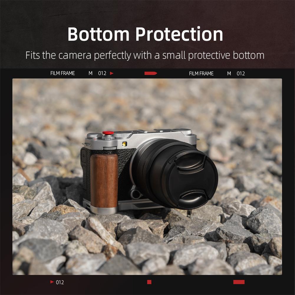 Kamerariggningskit för Fujifilm XM5 Fuji X-M5 L-format Grepp Trä L-format Monteringsplatta Kamerahandtag Handtag Kameratillbehör