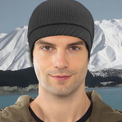 Outdoor Herren Damen Radfahren MTB Laufen Hut Winter Schnelltrocknend Atmungsaktiv Mesh Sportmütze Skull Cap Schweiß Helm Futter Beanie Mütze