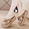 New Cool Slippers Spring and Summer Outer Wear Thick-soled One-word Slippers Ultra-light Slippers