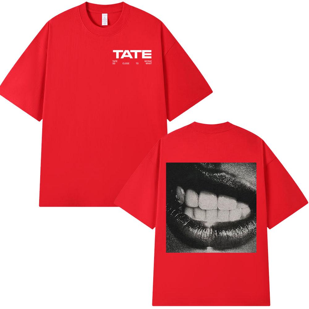 

Тейт Макрей Так близько до чого 2025 Новий альбом Мерч Футболка Чоловіча Жіноча Повсякденна Бавовняна Футболка з коротким рукавом Футболка Хараджуку Подарунок для фаната L