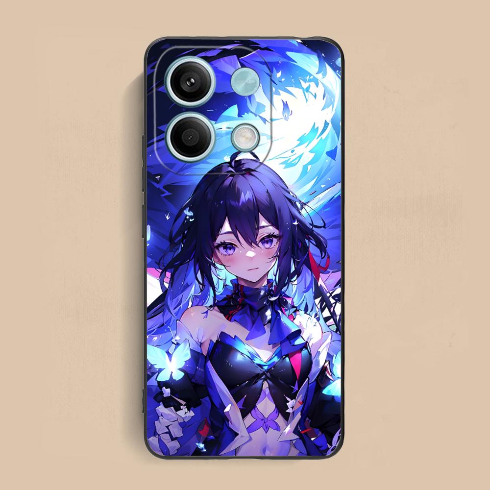 

HSR Seele Matte TPU Mobile Phone Case for Xiaomi Redmi Note 14 13 12 11 S Pro Plus 4G 5G Colorful Printing Cover Redmi Note 11S 4G