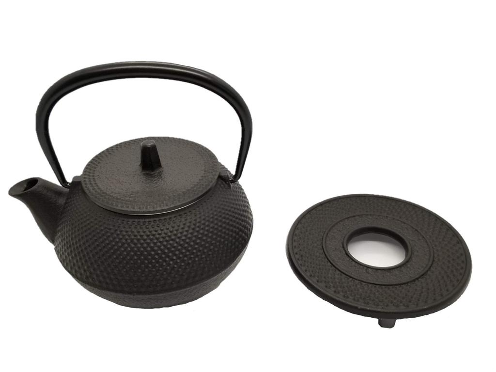 Iwachu Iron Kettle Teapot 3 Type New Arale Set Black Baked No Enamel Direct Fireable Nanbu Tekki 16105 0.32L