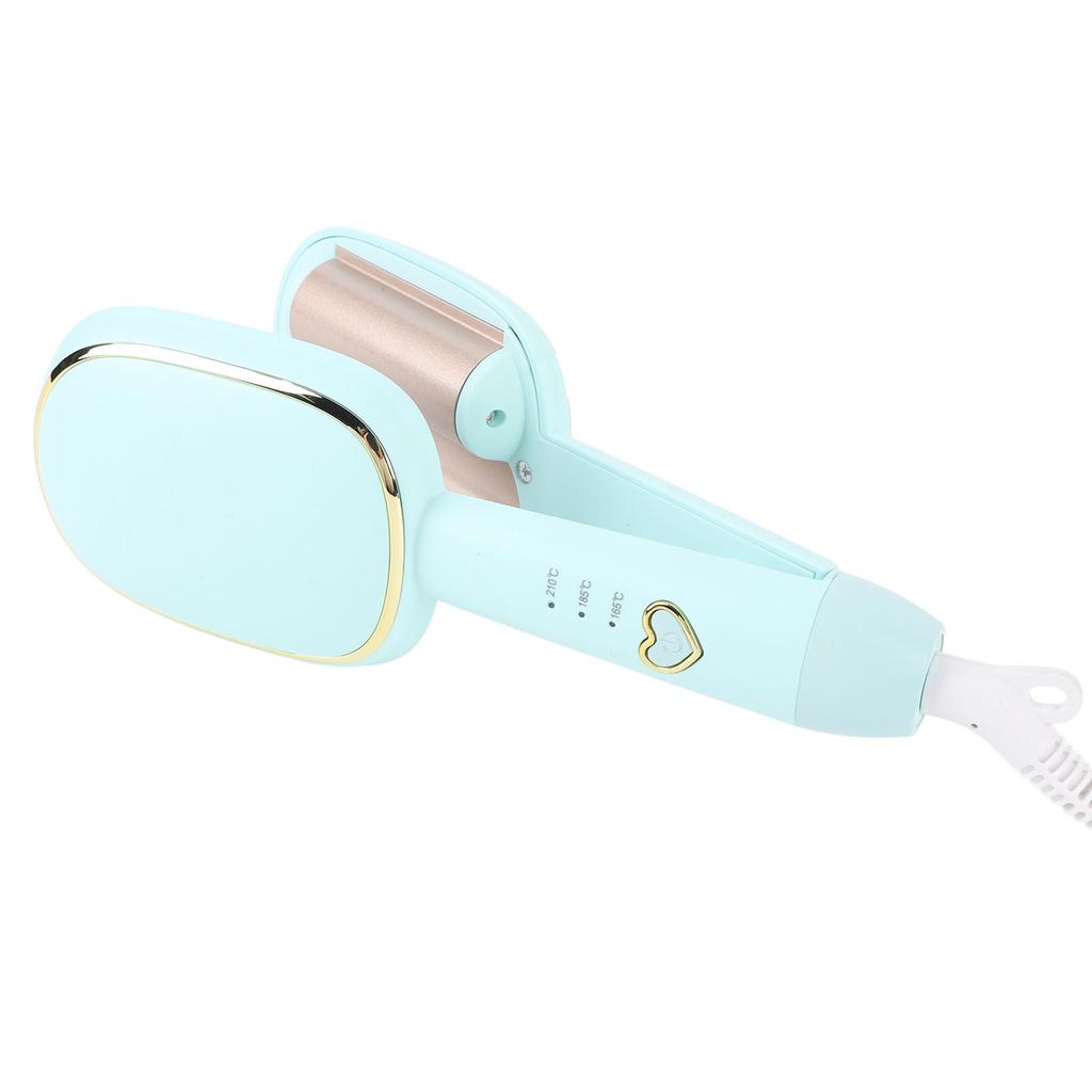 32mm Curling Iron Large Curls Fast Heating Hair Crimper Waver Curling Wand Hair Curler Tool Mint Gre