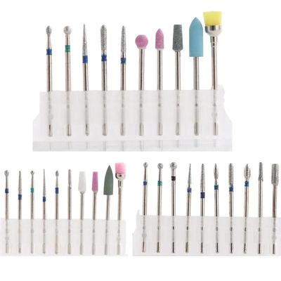 10 sztuk Profesjonalne frezy diamentowe do manicure Zestawy frezów carbide do paznokci Narzędzia Akcesoria Narzędzia do paznokci