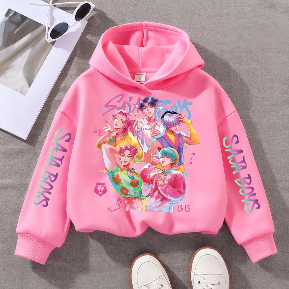 Kpop Witcher Children's Clothing Men and Girls Autumn/Winter Fashion Comfortable Hooded Sweatshirt