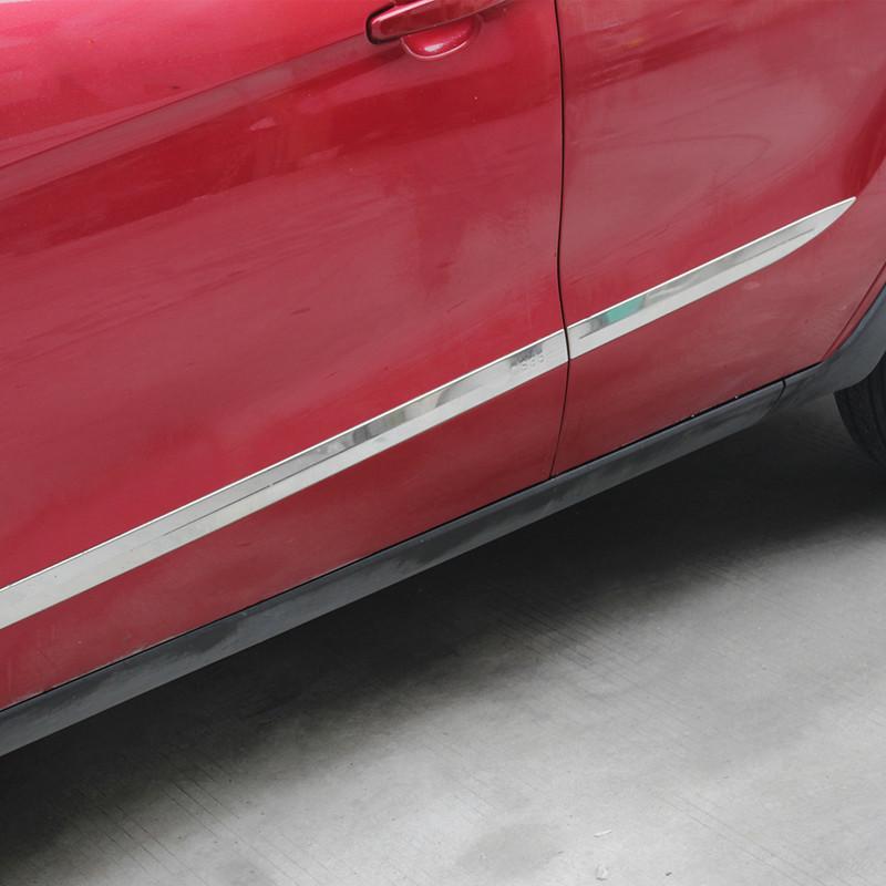 For Changan CS35 Car Styling Accessories Stainless Steel Decorative Strip Door Waist Line Anti-collision Door Edge Bright Strip