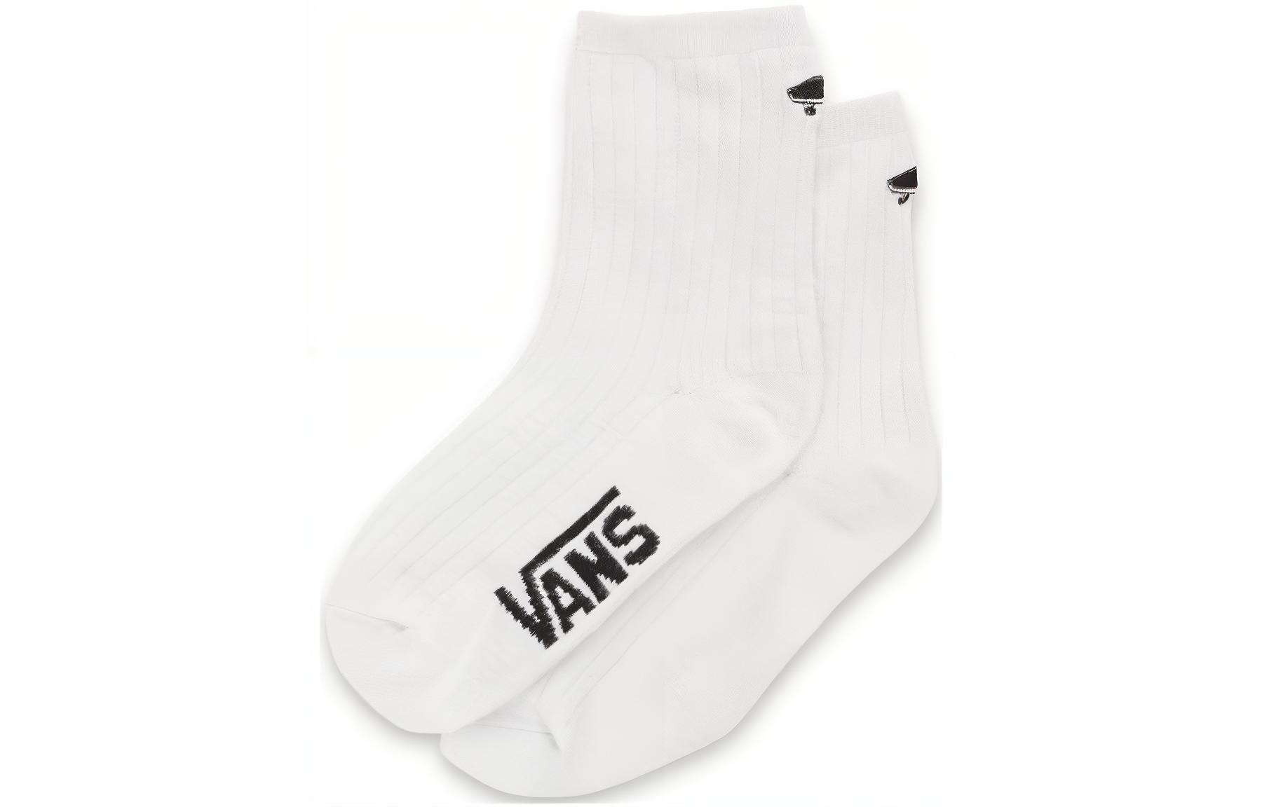 Vans Mid Calf Socks Women s White VN0A5EZCWHT F