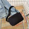 A Stylish and Simple Black Waist Bag for Girls Featuring, Perfect for Casual Outings and Multifunctional As A Phone Bag.
