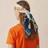 90x90cm New Design Shawl Carriage Chain Printed Silk Scarf Square Scarves Lady Wraps Kerchief Woman Neck Shawl Wraps Echarpes