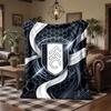Fulham Football Print Flannel Blanket Soft Warm Sofa Bed Throw Blanket For Home Office Bedroom