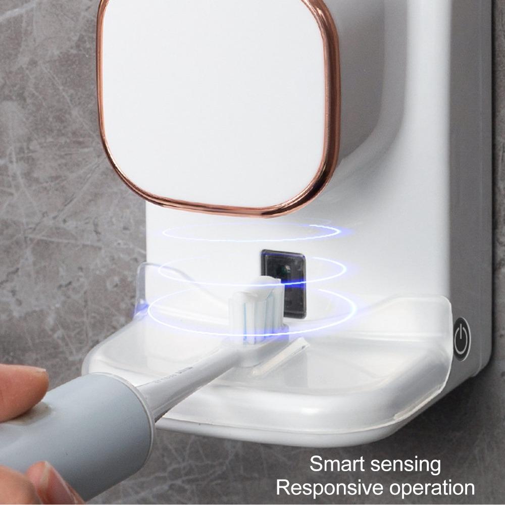USB Powered Toothpaste Squeezer PS, PC, ABS Toothbrush Holder Toothpaste Dispenser  Space Saving