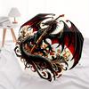 1pc Black Dragon with Sword Automatic Opening and Closing Umbrella - Small Umbrella Suitable for Various Occasions N006