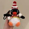 Pingu Penguin Plush Keychain Cute Doll Backpack Pendant Creative Animal Toy Bag Accessories Kawaii Anime Figure Girls Christmas