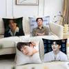 Ji Chang - Wook Cushion Cover Reversible Plush Pillow Cover – For Car, Sofa, Bedroom, Perfect As a Gift.