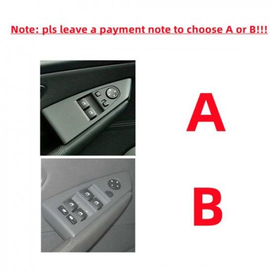 Carbon Fiber Window Lift Switch Interior Trim For BMW 6 650i 645Ci E63 2004-10