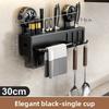 Kitchen Wall Mount Organizer With Carbon Steel Multifunctional Storage For Utensils And Knives