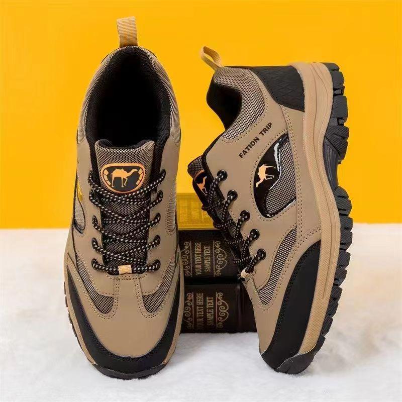 Men's Large Size Outdoor Hiking & Breathable Sports Shoes for Walking - Middle-aged & Elderly Casual Cotton Footwear