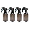 4pcs Hair Spray Bottle Empty Plastic Adjustable Strength Fine Mist Hairdressing Spray Bottle for