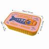 Scatola Portagioie in Stagno di Sardine Stampata in 3D Organizer Espositore per Gioielli Durevole Scatola Regalo