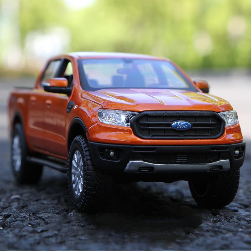 

Maisto 1:27 Ford Ranger 2019 Picku Alloy Car Diecasts & Toy Vehicles Car Model Miniature Scale Model Car Toy For Children помаранчевий