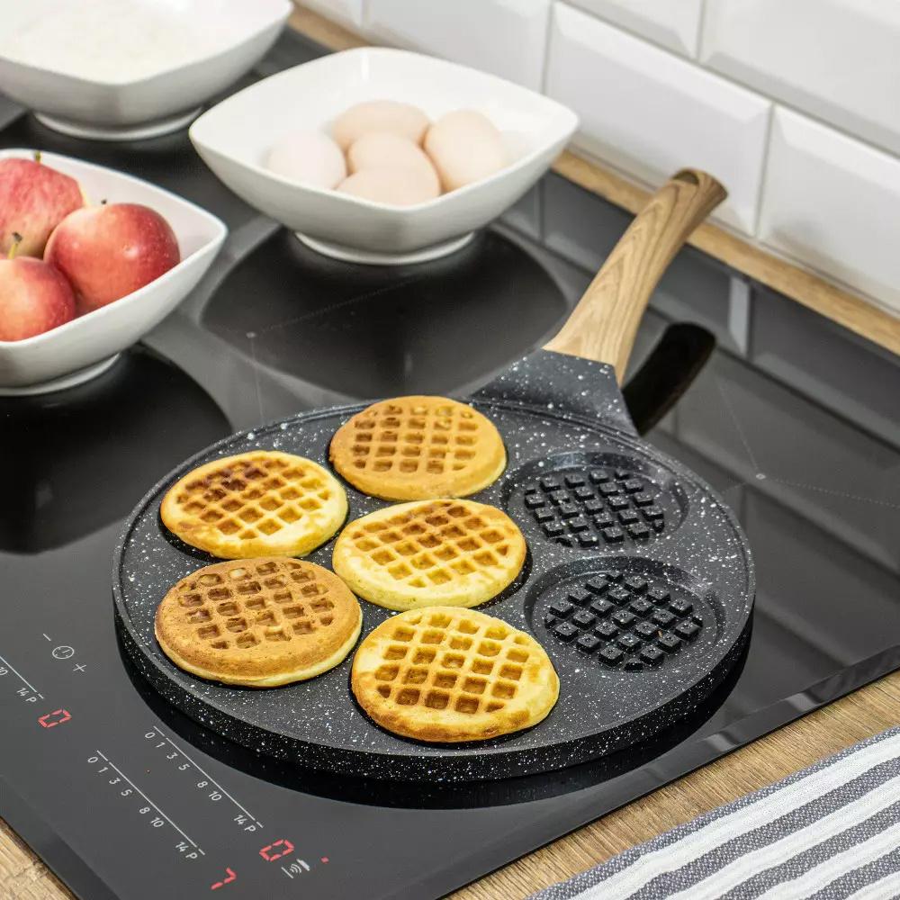 KINGHOFF KH-1668 MARBLE PAN FOR PANCAKES