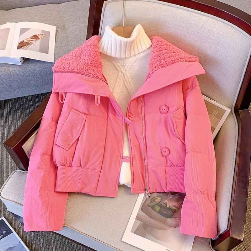 New Cotton-padded Clothes for Women's Winter Short Jacket Thickened Loose Cotton-padded Clothes and Cotton-padded Jackets Are Trendy.