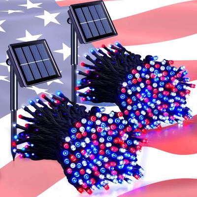 Outdoor Solar Light String, Christmas Day Garden Decoration, Gypsy Independence Day, Halloween Lights, 8 Lighting Modes